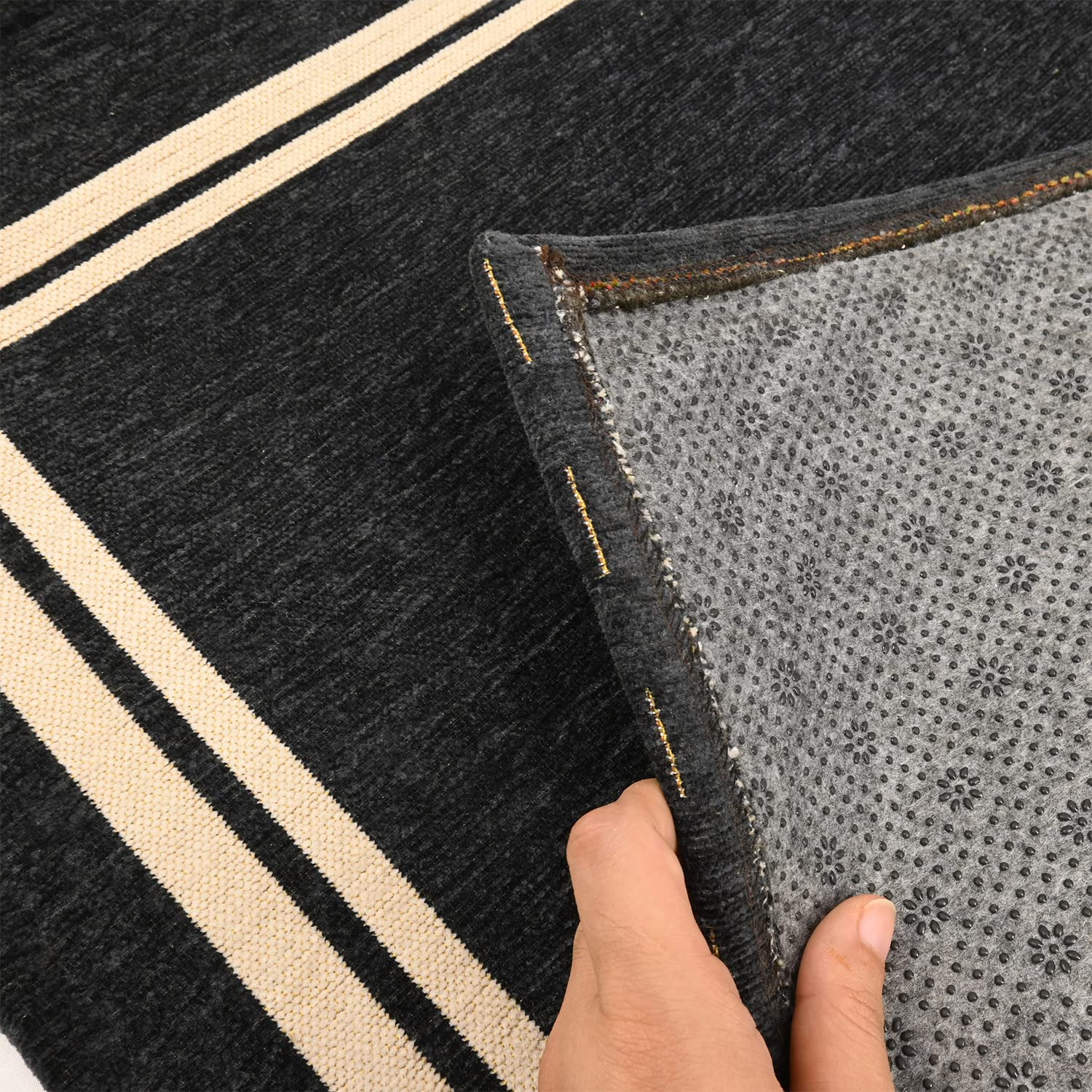 Non-Slip Tufting Cloth Thick Backing Fabric, 2mm Thick (More Wear-Resistant & Tear-Resistant & Durable) Perfect Rug Backing Fabric & Rug Making Supplies (71 x 39 Inch)