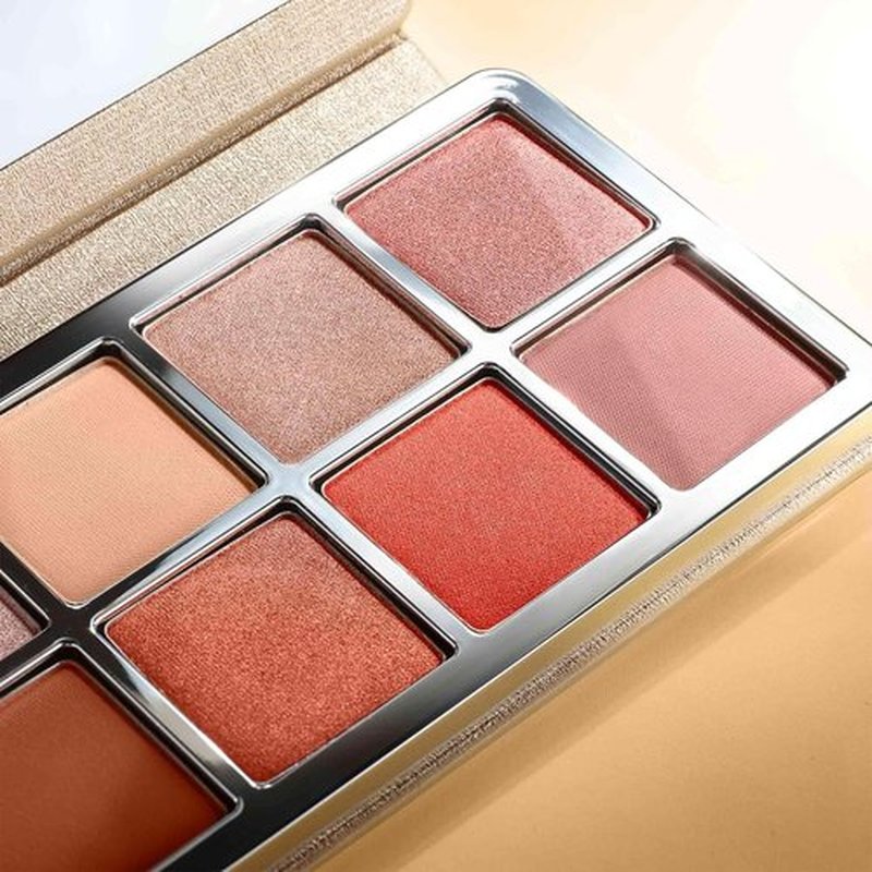 Lune+Aster Sunstone Eyeshadow Palette - Waterproof Matte & Shimmer Finish | 8 Shades with Mirror