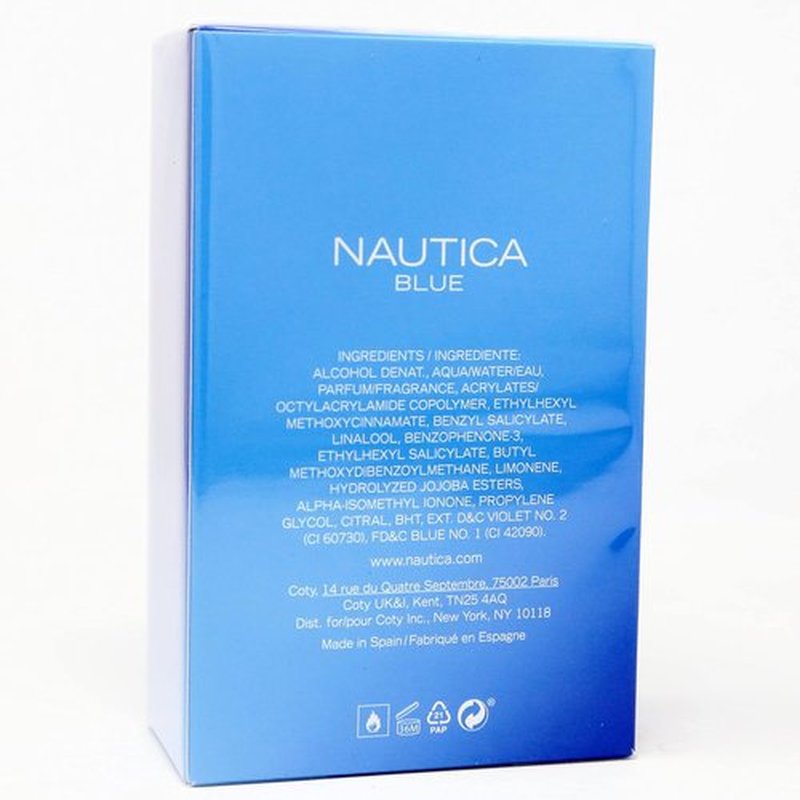 Nautica Blue Eau De Toilette | Refreshing 3.4 Oz Spray for Men - Invigorating Fragrance