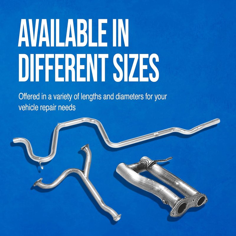 Walker Heavy Duty Exhaust Flex Pipe - 4" Inlet & Outlet for Universal Fit & Durability
