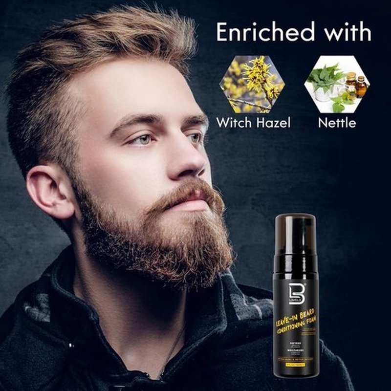 L3 - Leave-In Beard Conditioner Foam | Hydrating Beard Moisturizer for Soft, Manageable Facial Hair