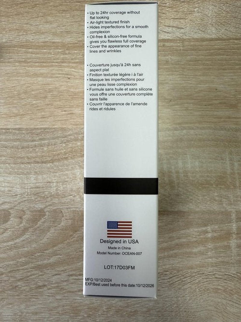 PHOERA Foundation,Full Coverage Foundation, Primer,Powder,Concealer, Makeup Setation Brush Powder Brush,2 Makeup Sponge(2PCS 102- Nude)