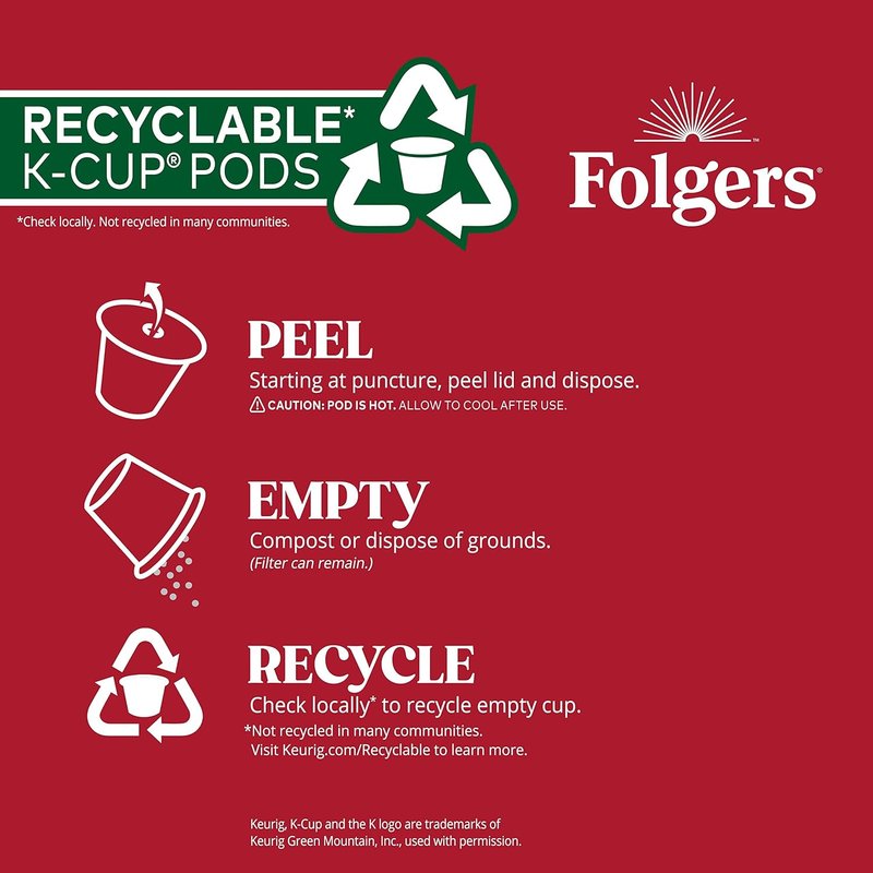 Folgers Black Silk Coffee - Dark Roast Keurig K-Cup Pods | 10 Count Box (Pack of 6)