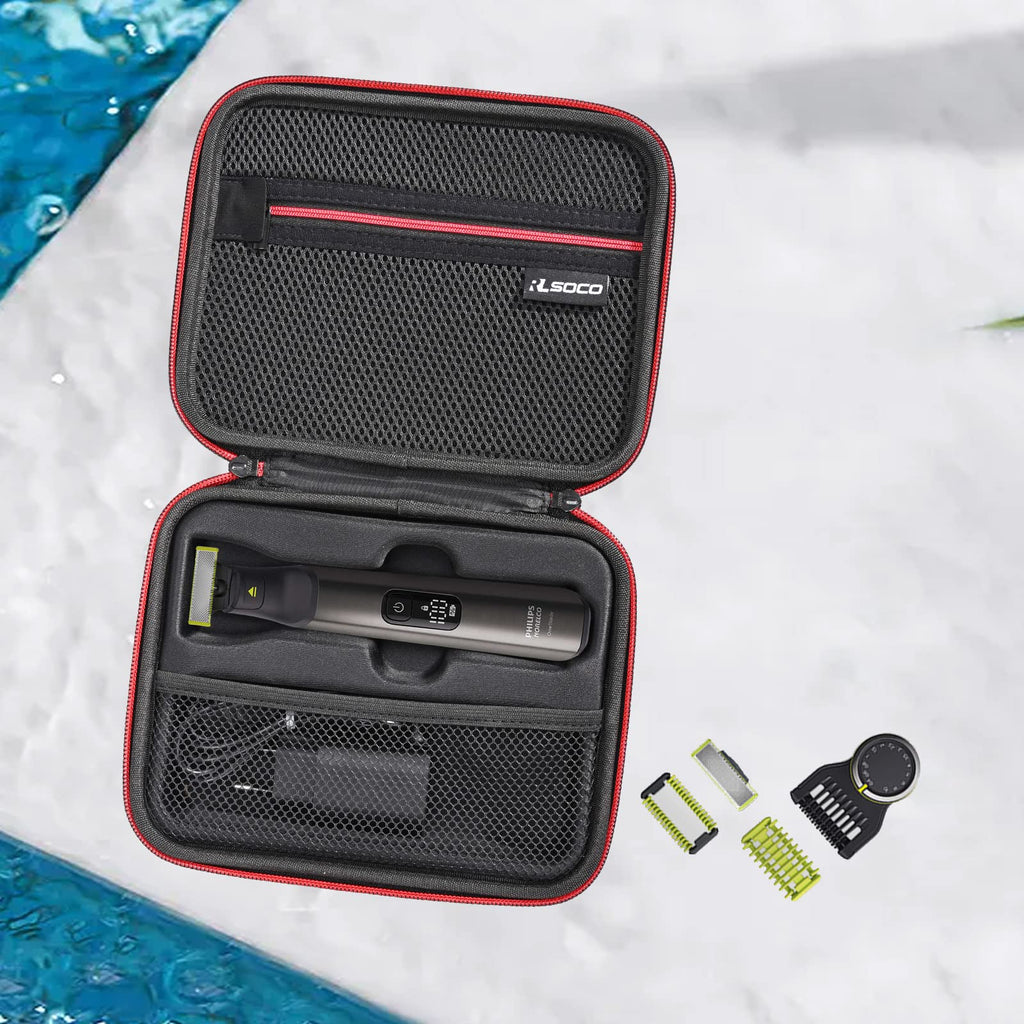RLSOCO Carrying Case Compatible With Philips QP6530/70,QP6530/80,QP6531/70,QP6550/70,QP6520/70,QP6510/20 Hybrid Electric Trimmer (Case Only)