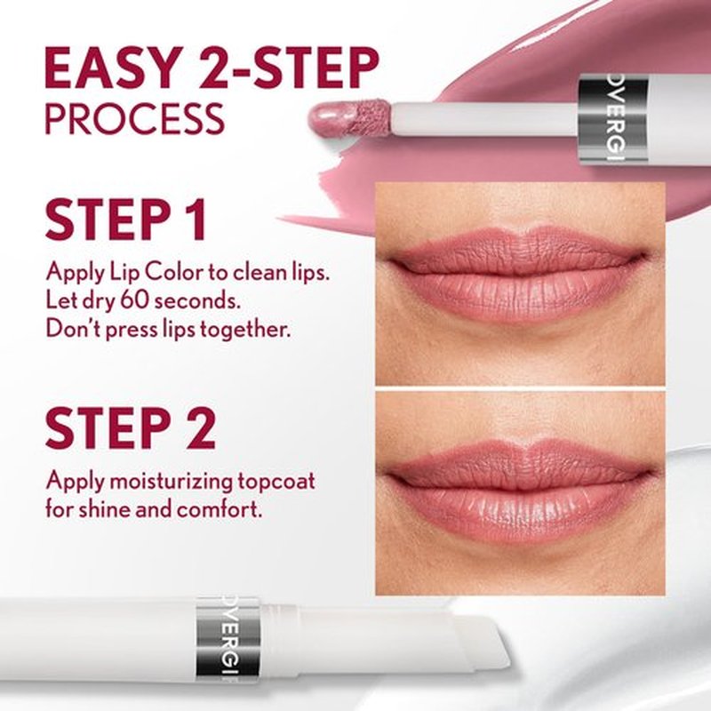 COVERGIRL Outlast All-Day Lip Color With Topcoat, 010 Sugey Girl