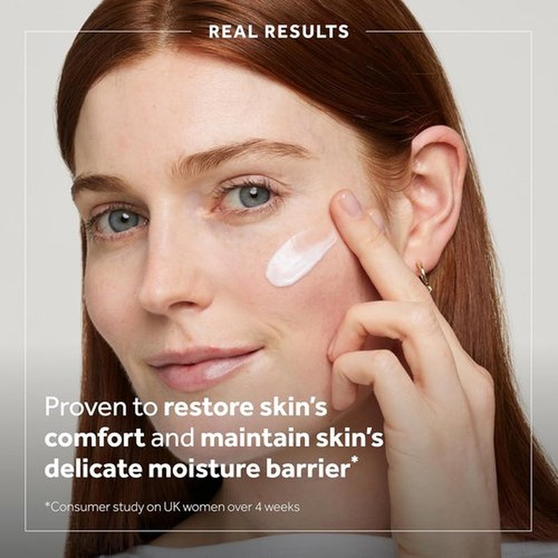 No7 Derm Solutions Hydrating Facial Cleanser - Gentle Cream Face Wash with Ceramides & Niacinamide - 16 Fl Oz for Dry & Sensitive Skin