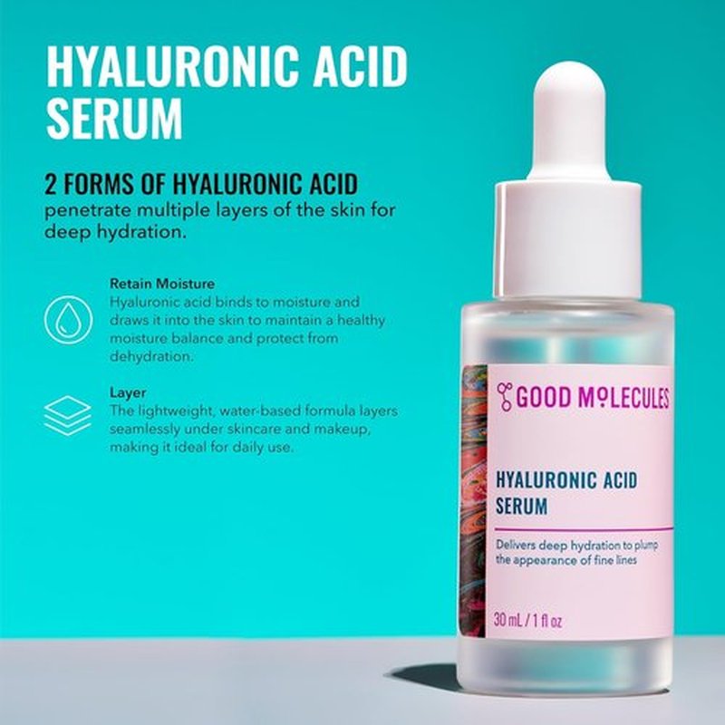 Good Molecules Daily Skincare Routine Set - Hydrating Cleanser, Niacinamide Toner & More | 5 Essential Pieces