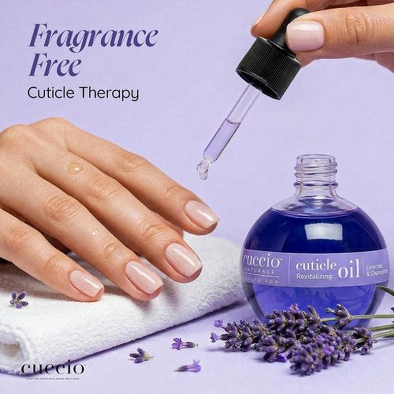 Cuccio Naturale Revitalizing Cuticle Oil - Lightweight Lavender & Chamomile Hydrating Formula, 2.30 Fl Oz
