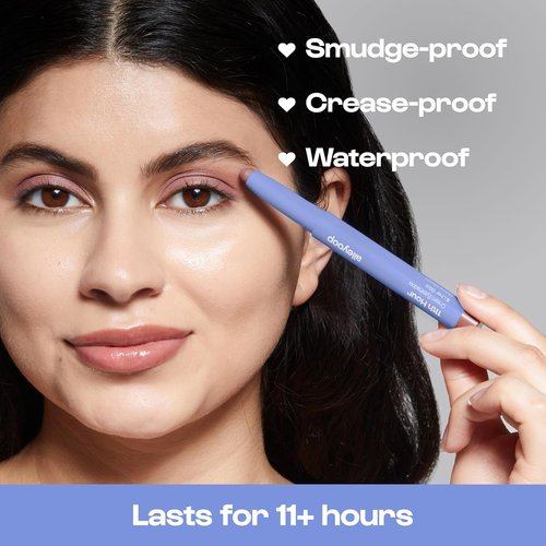 ALLEYOOP 11th Hour Waterproof Cream Eyeshadow Stick - Long-Lasting Smudge-Proof Matte Eyeliner & Highlighter | Mauve Matte