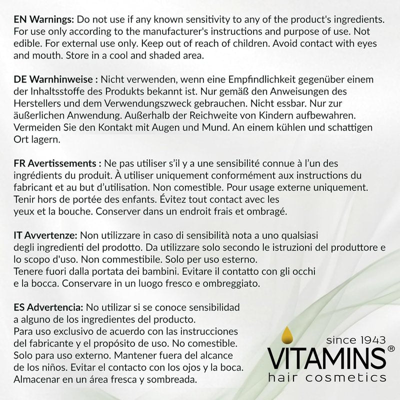 VITAMINS Keratin Hair Serum Oil - Anti-Frizz Treatment for Dry, Damaged Hair with Biotin & Collagen | 4.25 fl oz