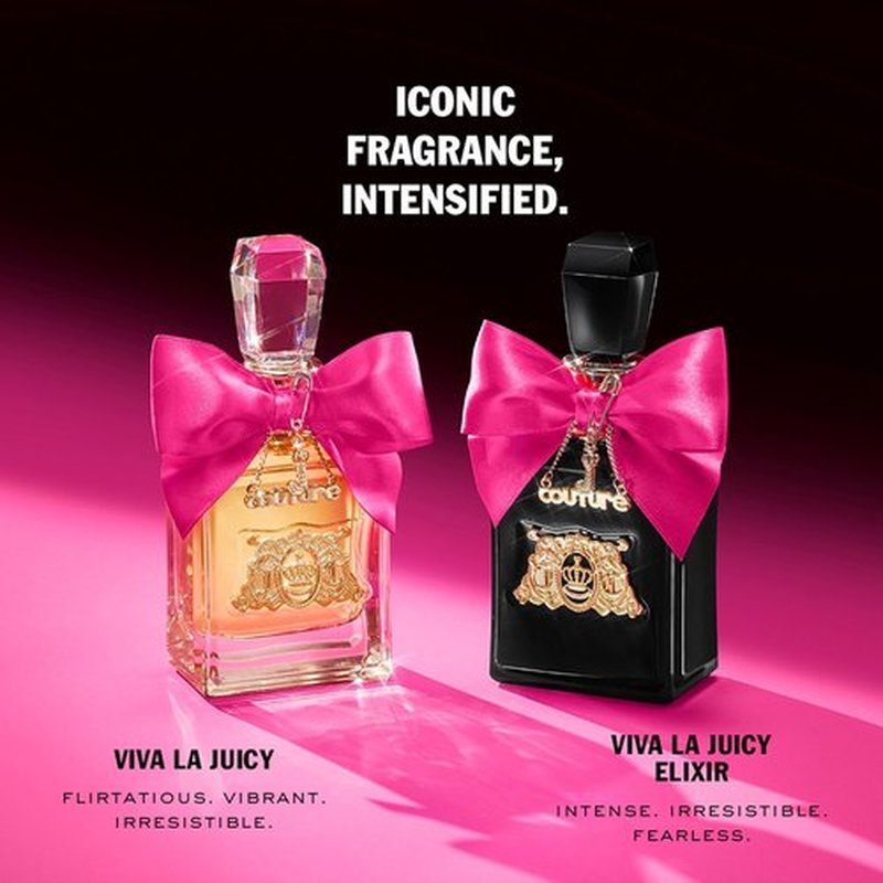 Juicy Couture Viva La Juicy Elixir Eau de Parfum - Long-Lasting Floral Amber Women's Perfume, 3.4 fl oz