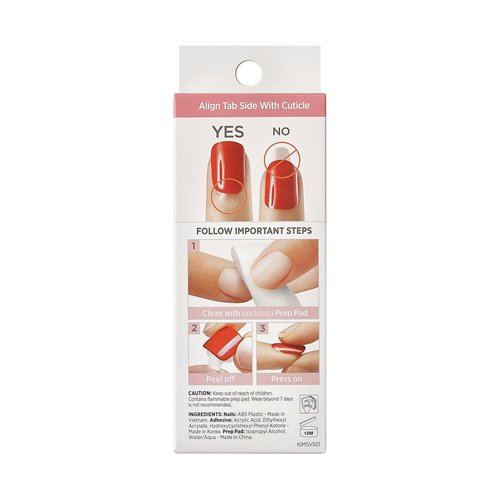 KISS imPRESS Press-On Manicure Fake Nails, Time Lapse - Short Length, Squoval Shape, Polish-Free Dark Green Gold Design Mani, Includes Prep Pad, Mini File, Manicure Stick, and 30 Fake Nails
