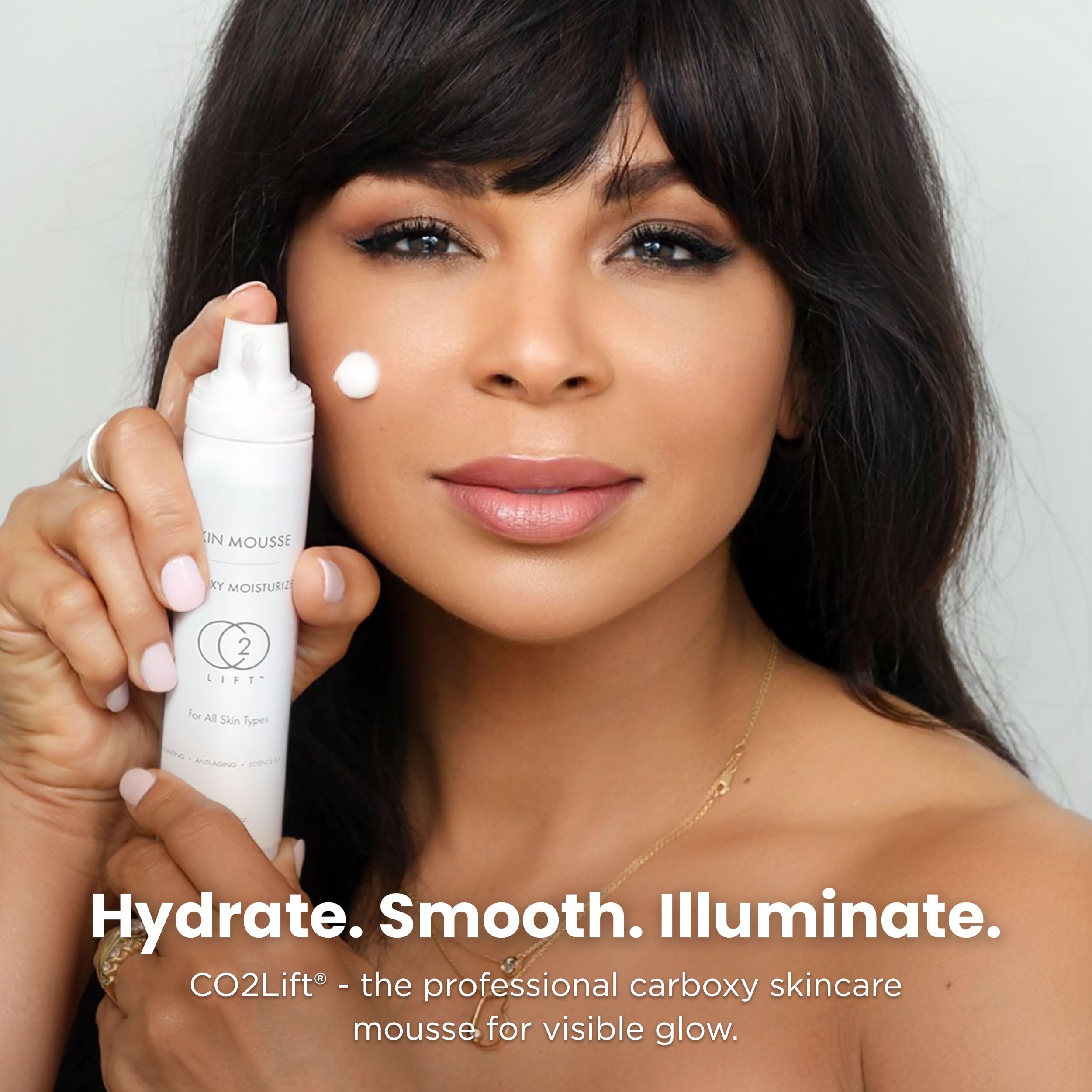 CO2Lift Carboxy Mousse Moisturizer - 50g Advanced Hydrating Anti-Aging Formula With 3 Types of Vitamin C for Even Skin Tone and Long-Lasting Moisture
