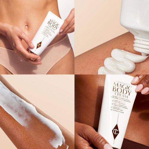 Charlotte Tilbury Magic Body Cream - Skin Tightening & Hydrating Formula with Caffeine, Hyaluronic Acid & Shea Butter - Nourishes & Smooths Skin
