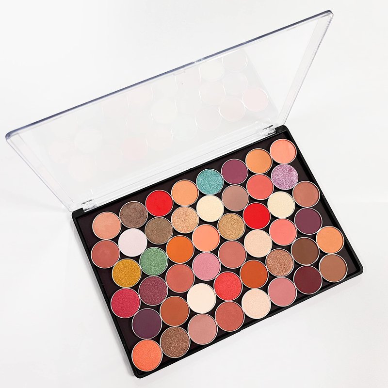 UDTIP XL Large Empty Magnetic Makeup Eyeshadow Palette with Clear Cover and 20pcs Adhesive Stickers for DIY Your Own Eyeshadow, Blush Palette 9.25'' x6.57''