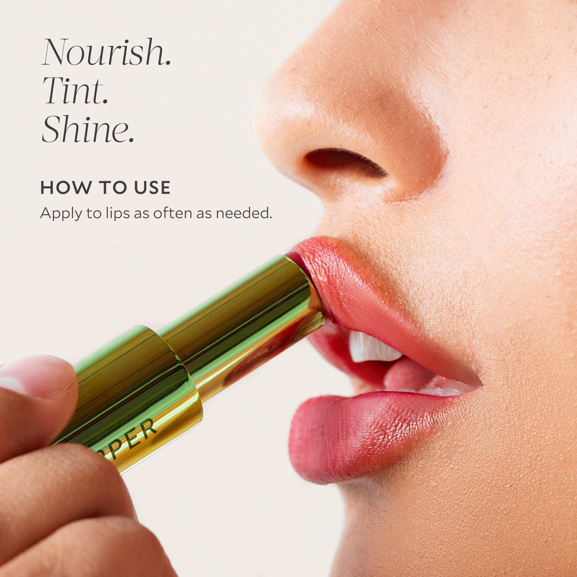 Tata Harper Lip Crème, Hydrating Lip Treatment, Bare - Clear, Natural Lip Crème