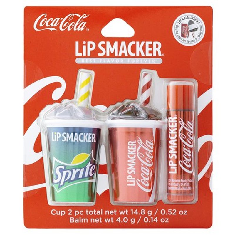 Lip Smacker Coca-Cola Collection Lip Balm - Fun Trio of Coca-Cola & Sprite Flavors for Kids