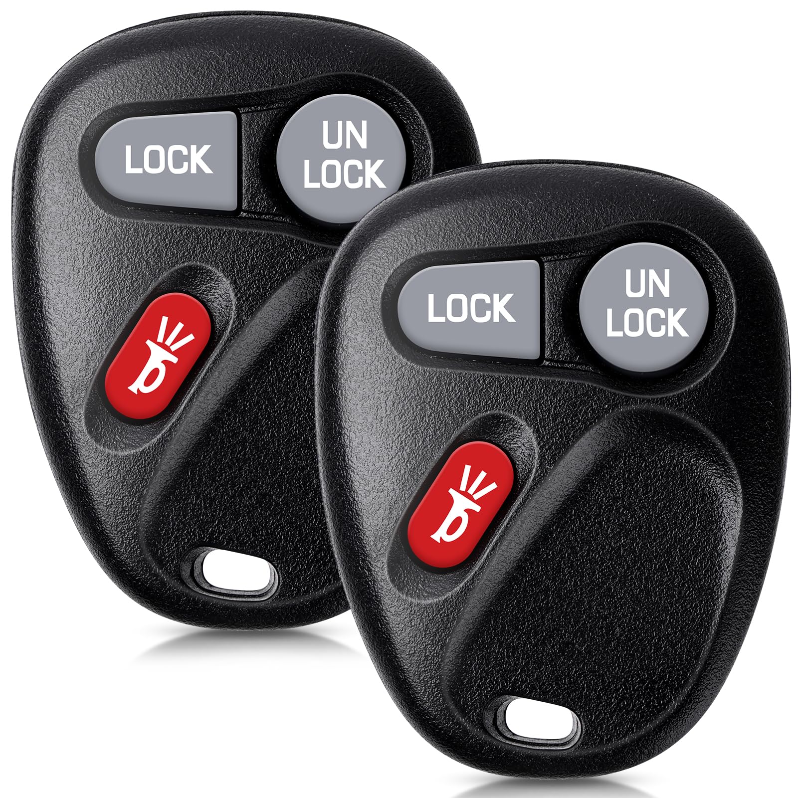 Key Fob Fit for Select 1998 1999 2000 2001 2002 Chevrolet Chevy Silverado Suburba, GMC Sierra Yukon, Cadillac Escalade and Oldsmobile Bravada Trucks, 15042968 1573280 3 Button Keyless Entry Remote