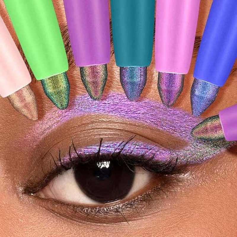 Chameleon Eyeliner Pen - Metallic Shimmer Color Changing Waterproof Eyeliner & Eyeshadow 2 in 1, Highly Pigmented #01