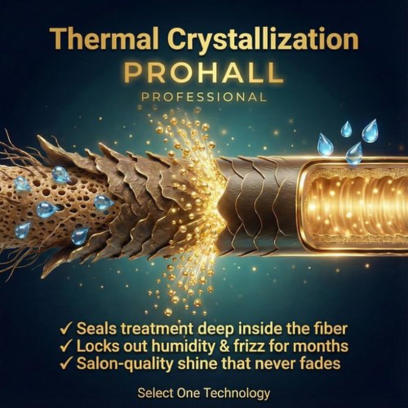Brazilian Keratin Treatment Blowout Complex-PROHALL SELECT ONE 10.1oz/300ml-Formaldehyde Free Keratin Hair Treatment -Queratina Brasileña Keratina Para Alisar el Pelo Sin Formol