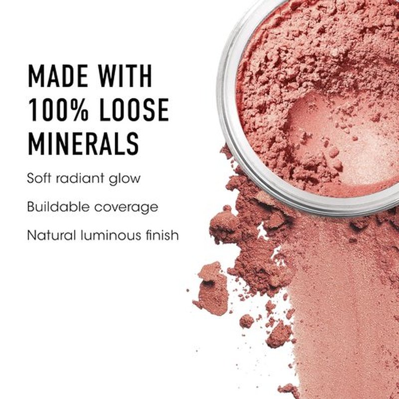 bareMinerals Loose Mineral Powder Blush - Buildable Coverage, Lightweight & Vegan | Talc-Free, All Skin Types