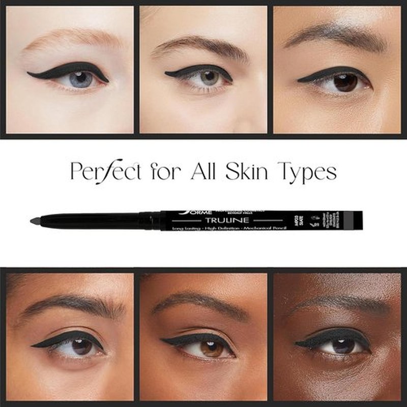 SORMÉ Truline Professional Eyeliner Pencil - Waterproof Gel Formula with Vitamin E - Smudge Proof & Nourishing - 0.1 Ounce - Stone