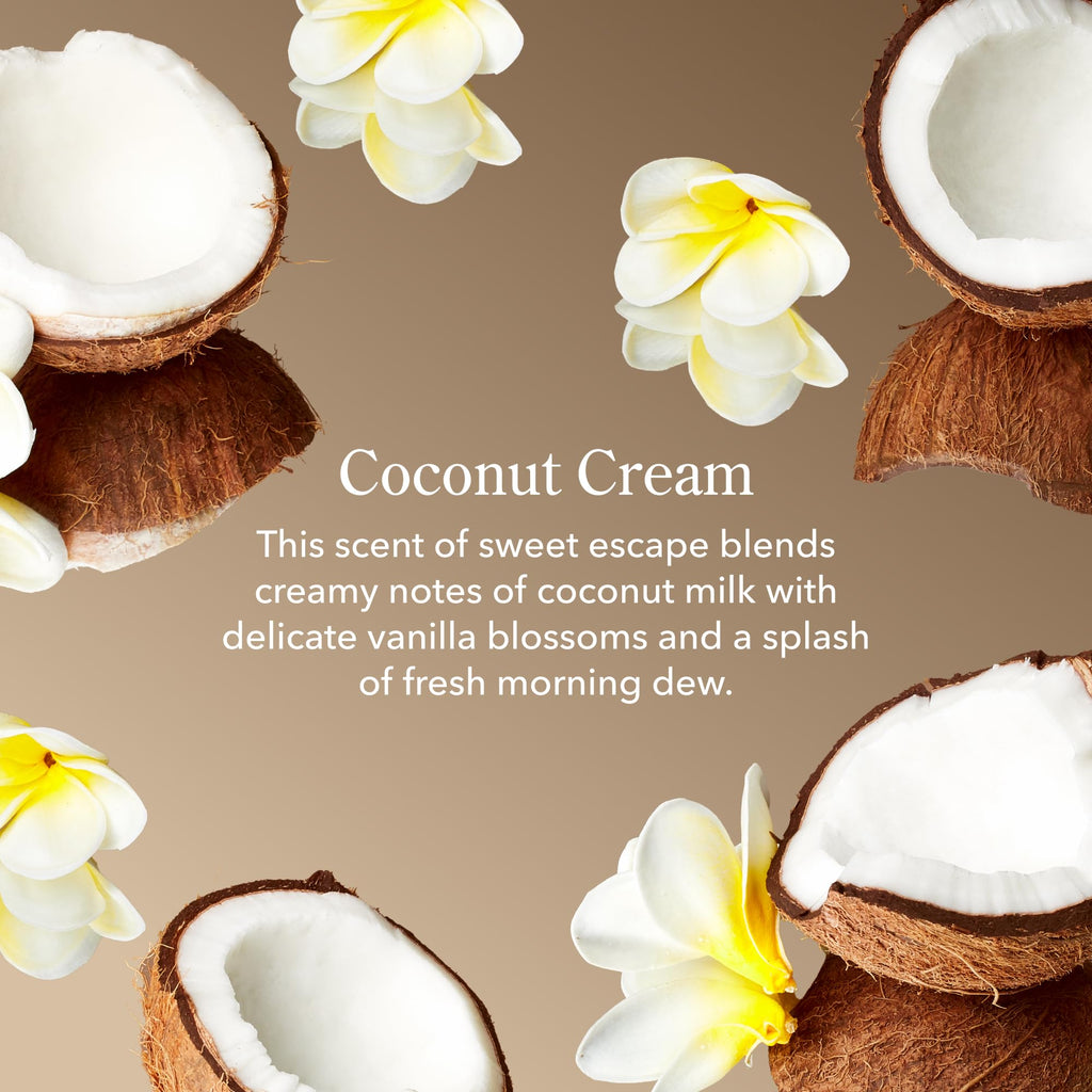 Beekman 1802 Coconut Cream 3-Piece Body Care Set – Goat Milk Skincare Gift Set with Bar Soap, Whipped Body Cream & Hydrating Body Mist – Travel Size Body Care Kit