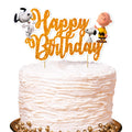 Charlie Broown Happy Birthday Cake Topper, Classic Cartoon Style Cake Topper for Birthday Celebration, Premium Cardstock Cake Decor for Themed Parties, Cake Decoration for Home and Event Celebrations