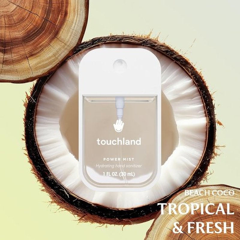 Touchland Hydrating Hand Sanitizer Spray - Dream 5 Set with 5 Travel Size Mists (4 x 1 FL OZ)