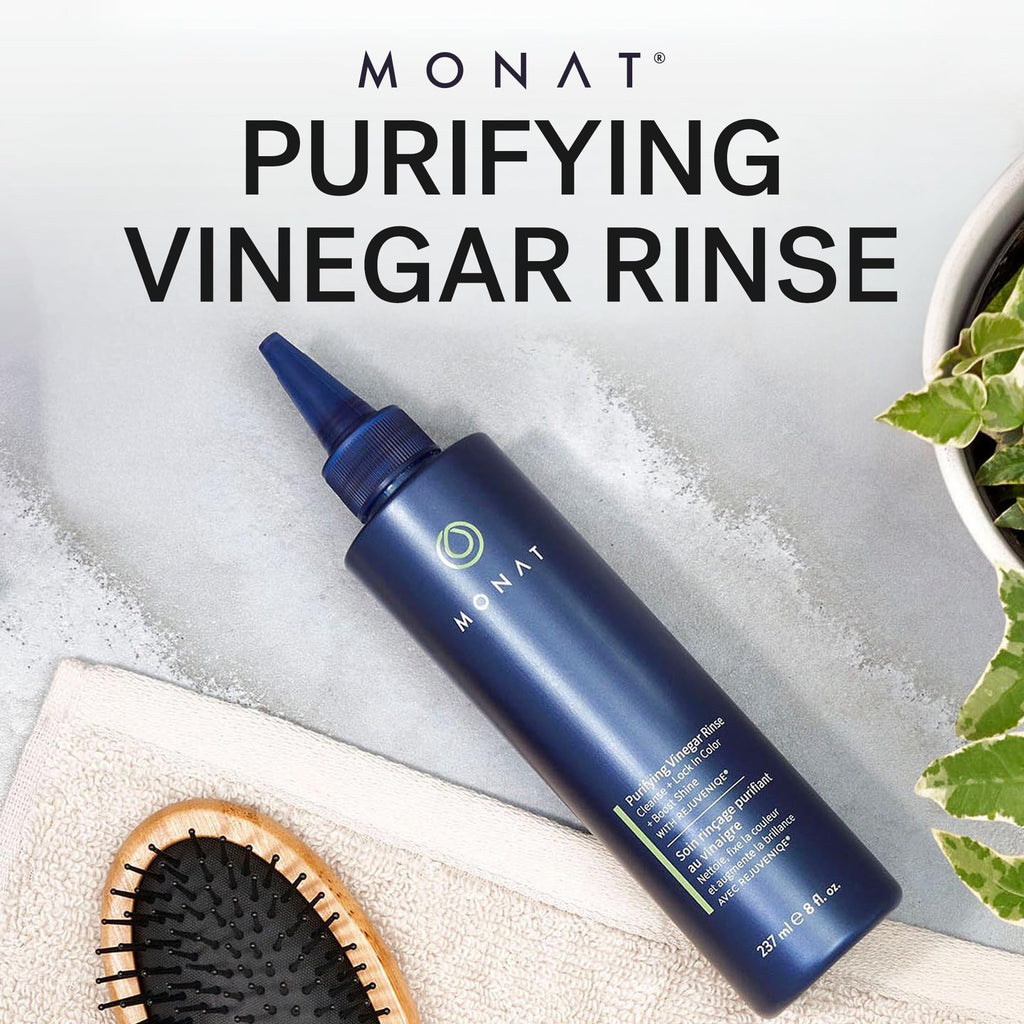 MONAT Purifying Vinegar Rinse - Nourishing Moisturizing Elixir for Shiny, Soft, Smooth and Lustrous Hair