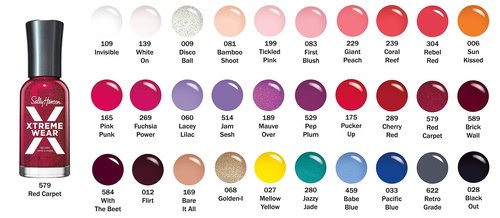 Sally Hansen Xtreme Wear Nail Polish, Streak-Free, Shiny Finish, Long-Lasting Nail Color, Mauve Over, 0.12 fl oz (Pack of 2)