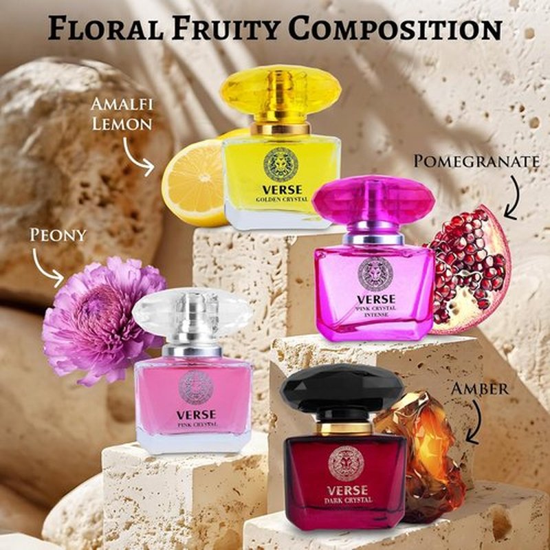 NovoGlow Mini Fragrance Set for Women - Refreshing Floral, Fruity & Woody Scents | Perfect EDP Gift for Birthdays & Anniversaries