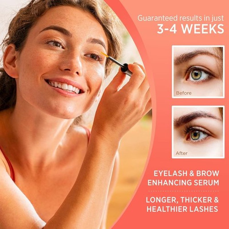 Skiennix Natural Vine Eyelash Growth Serum - Vegan Formula for Longer, Fuller Lashes | 3mL Supply