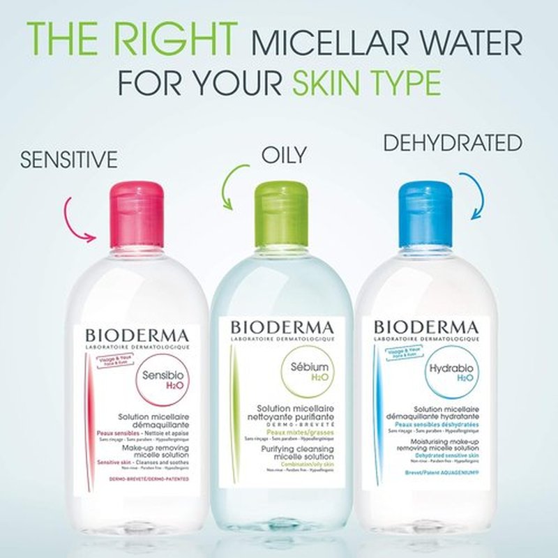 Bioderma - Sébium H2O Micellar Water - Gentle Facial Cleanser & Makeup Remover for Oily Skin