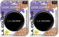 L.A. COLORS Loose Powder (carded), Medium Translucent CBLP305 (Pack of 2)