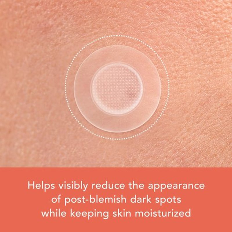 Rael Pimple Patches, Miracle Microcrystal Vitamin C Dark Spot Cover - Hydrocolloid Patch with Glutathione and Niacinamide, Korean Skin Care (9 Count)