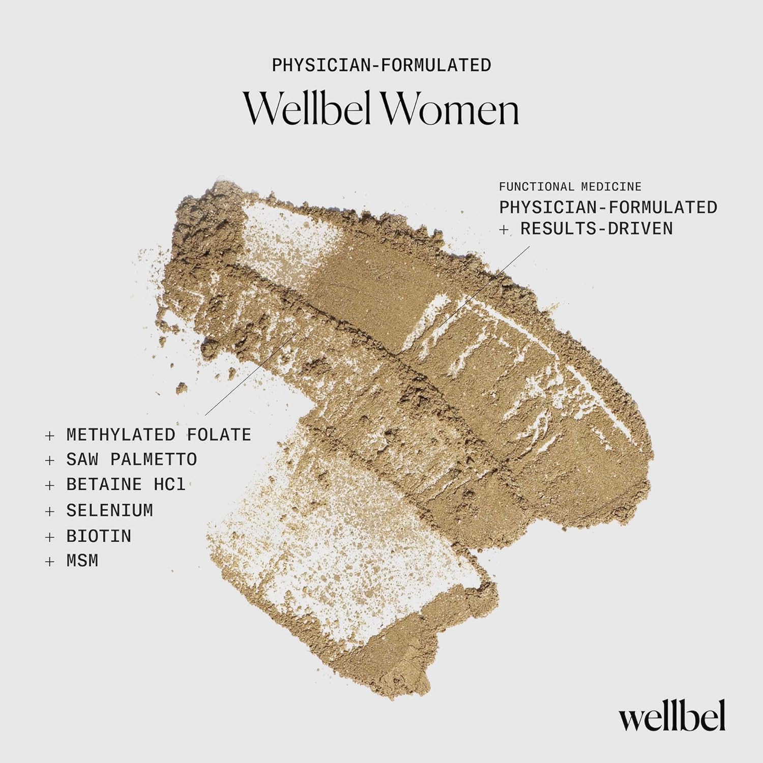 WELLBEL Vegan Hair, Skin & Nails Supplement - Gluten-Free & Non-GMO, 90 Count