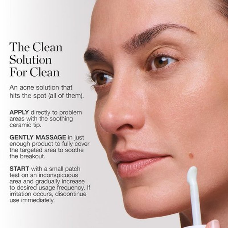 Ogee Plant-Based Acne Treatment - Salicylic Acid Spot Treatment with Soothing Ceramic Tip