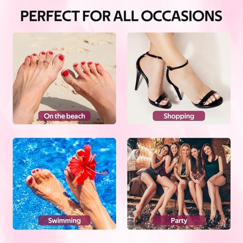 Press on Toenails Short - Findigit Toenail Press Ons Square for Girl Women, Press on Toe Nails with Glue, Fake Toenails in 16 Sizes- 32 Toenails Kit,Red Cat Eye