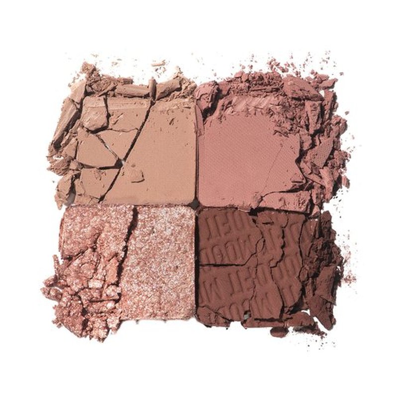 MERZY Mood Fit Eyeshadow Pallete, Matte, Shimmer, Glitter, Pearls, Highly Pigments, Long-Wearing (Amusing Rose) #S1