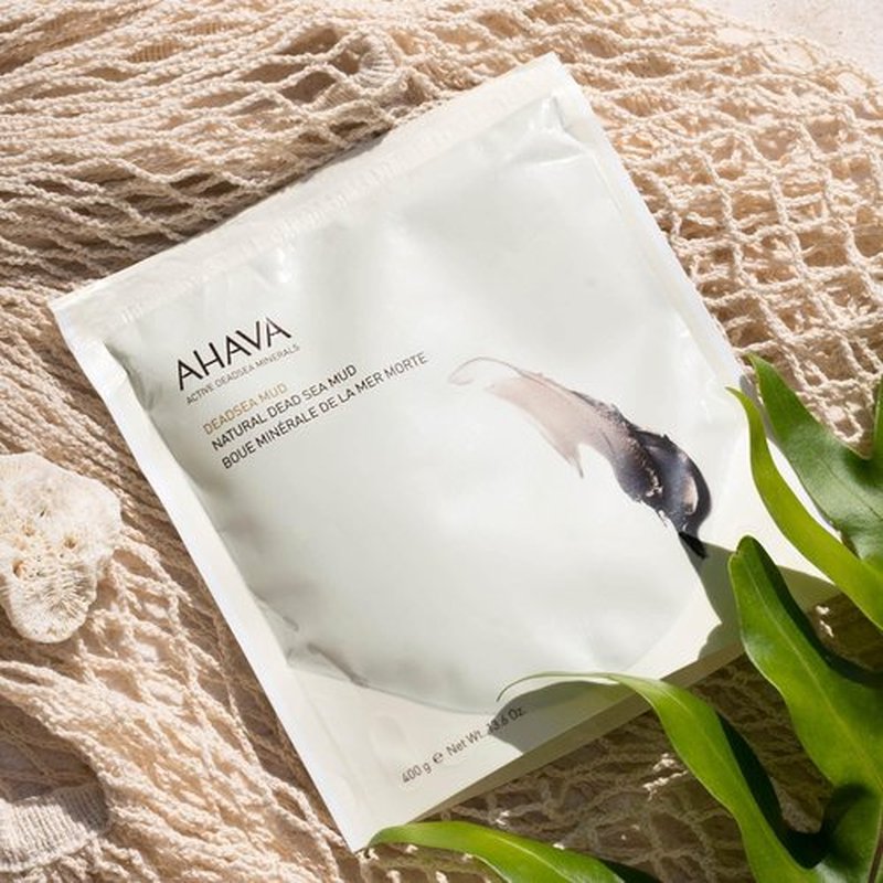 AHAVA Natural Dead Sea Mud for Body - Purify, Soften & Refine Skin with Mineral-Rich Formula | 13.6 Oz