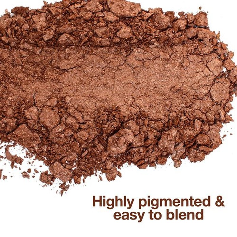Palladio Baked Bronzer - Highly Pigmented, Easy to Blend for All-Day Shimmery Glow | Illuminating Tan Finish