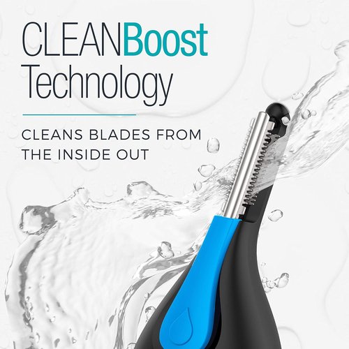 Remington Nose & Ear Trimmer - CleanBoost Technology for Precision Grooming | Blue