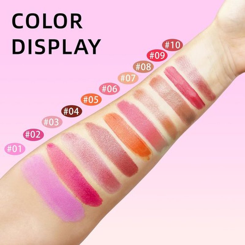 Skiennix Liquid Blush - Long-Lasting, Blendable Formula for High-Pigment Color | 03 Pink Rose, 0.2 Ounce