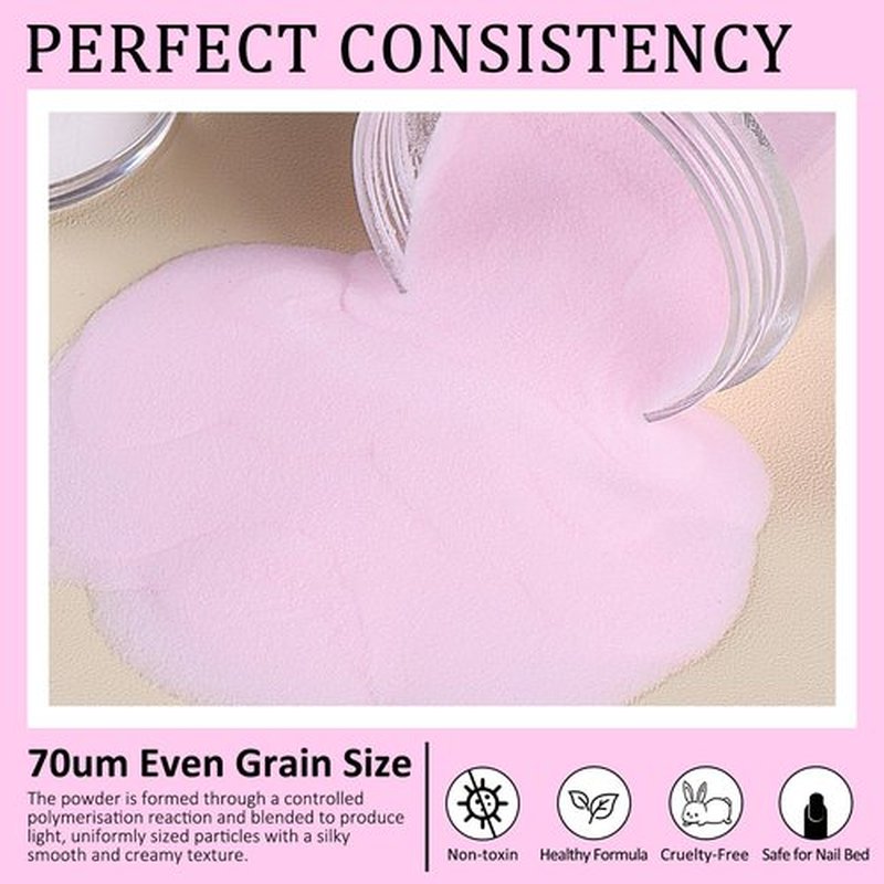 Acrylic Nail Kit with Drill: 20g Clear White Pink Acrylic Powder and Liquid Beginners Set - Professional Brushes Nail Tips Nail Supplies - Full Tools Extensions Starter for Women Home & Salon
