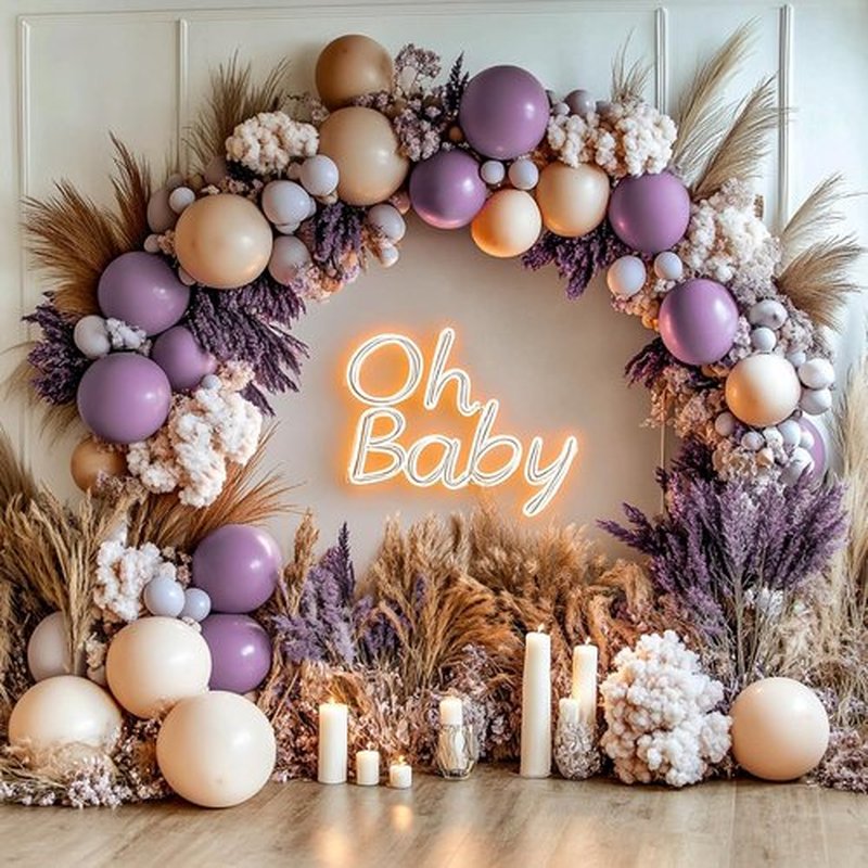 PartyWoo Dusty Purple Balloons - 12 Inch Matte Latex Helium Balloons for Weddings & Celebrations | 50 Pcs