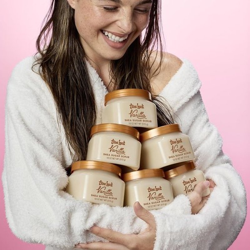 Tree Hut Vanilla Shea Sugar Scrub - Exfoliating & Hydrating Body Scrub with Shea Butter | 18 oz, Vegan