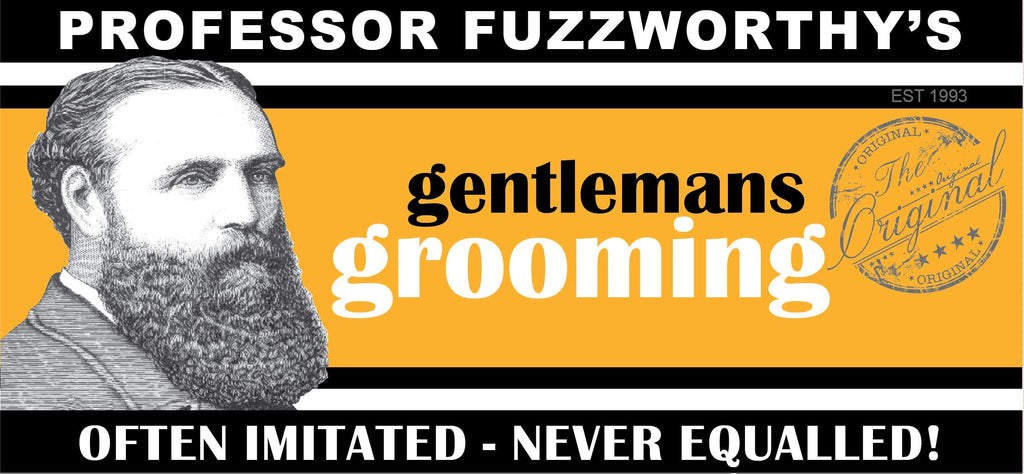 Beard Care Kit Professor Fuzzworthy Beard Conditioner Balm & Best Beard Shampoo Bar - All Natural Chemical Free - Organic Essential & Kunzea Oils - Tasmania Australia