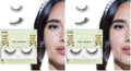 KISS Lash Couture The Muses False Eyelashes, Legacy, Faux Silk | 12 mm | Handmade | Contact Lens Friendly | Pack of 2