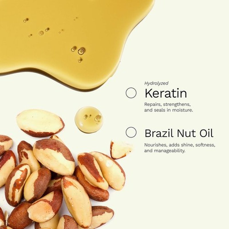 Ginger Milk Pre-Shampoo Treatment - Nourishing Formula for Dry, Damaged Hair | Reduces Breakage & Frizz | 8 OZ / 240 ML
